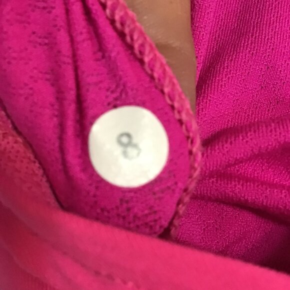 Lululemon Wild Tank Heathered Slate/Raspberry Glo Light Size 8 - Picture 9 of 12